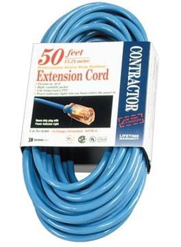 Hi-Visibility/Low Temp Outdoor Extension Cord